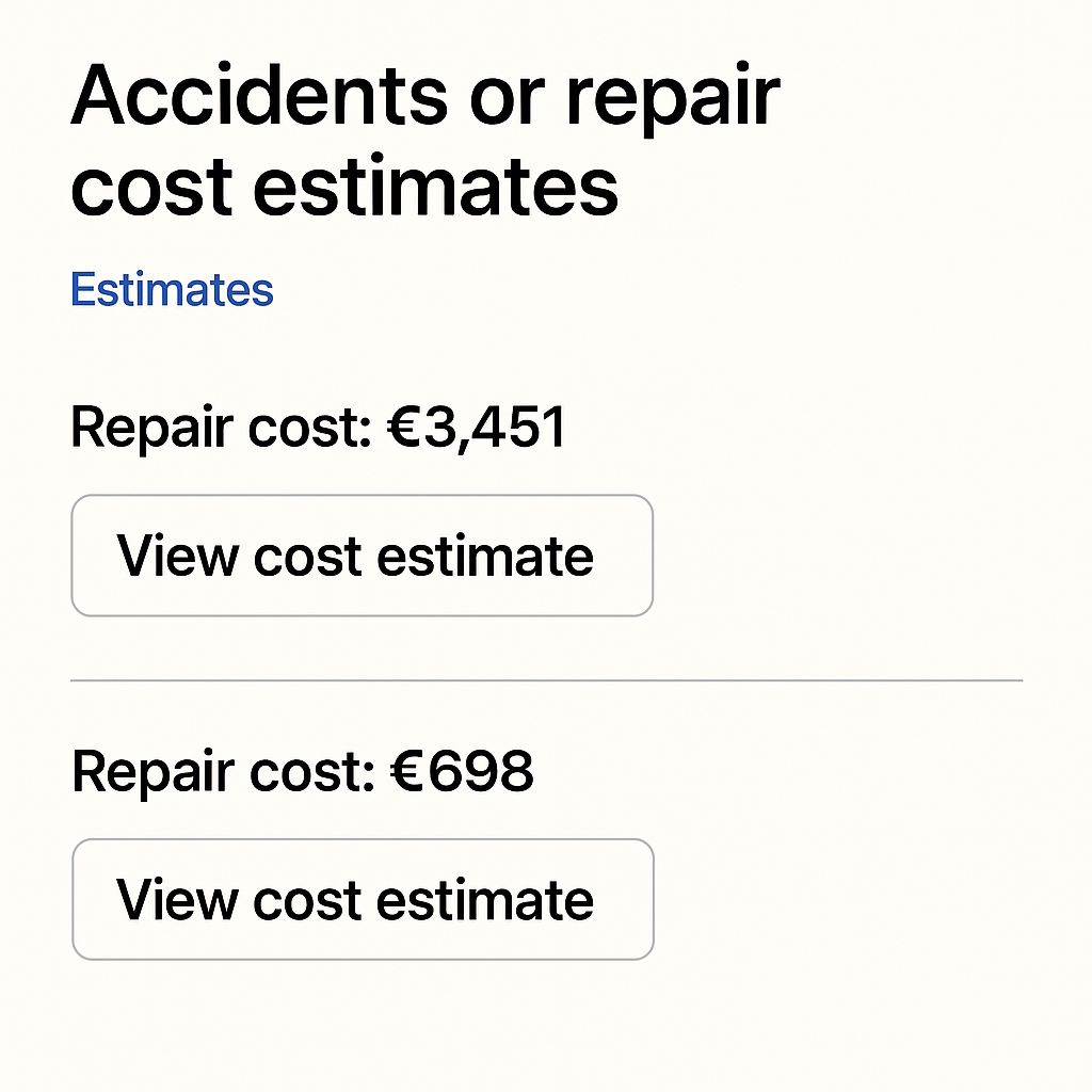 Repair Cost Estimates Icon